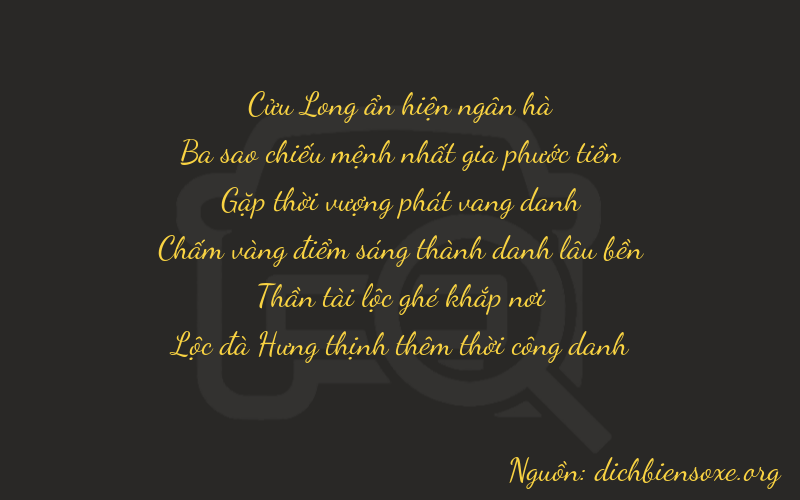 Thơ dịch biển số xe 93866