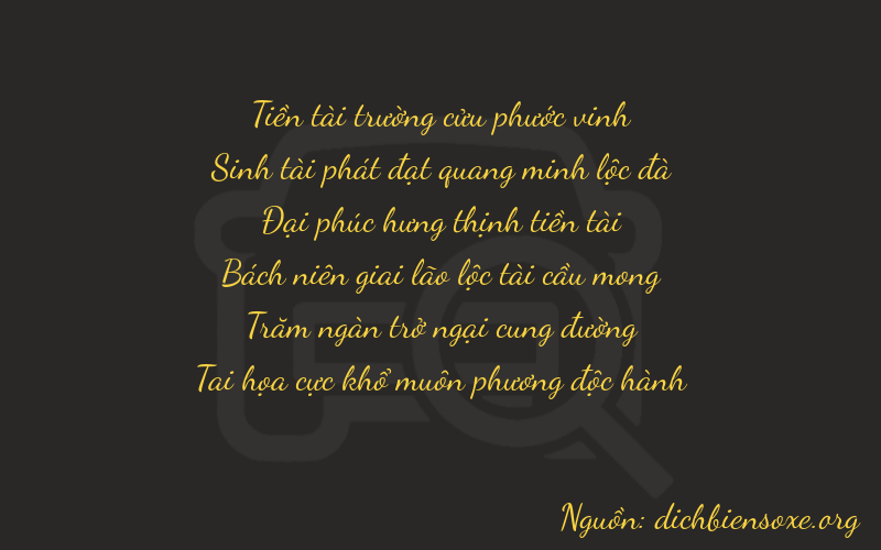 Thơ dịch biển số xe 93871