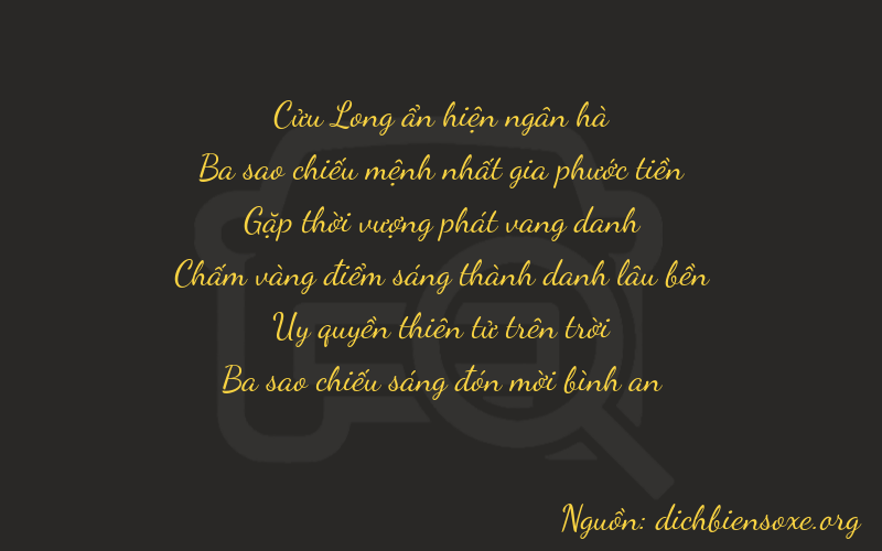 Thơ dịch biển số xe 93893
