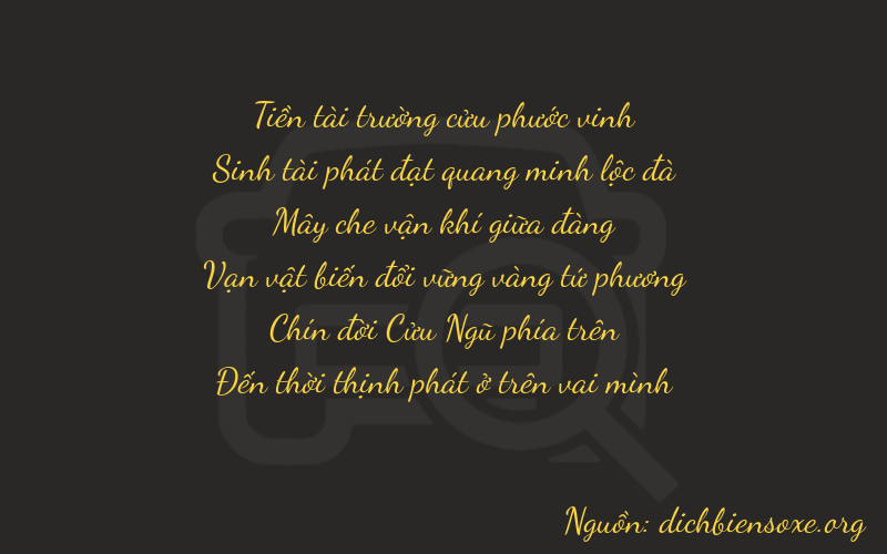 Thơ dịch biển số xe 93898