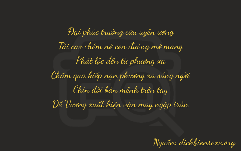 Thơ dịch biển số xe 93899