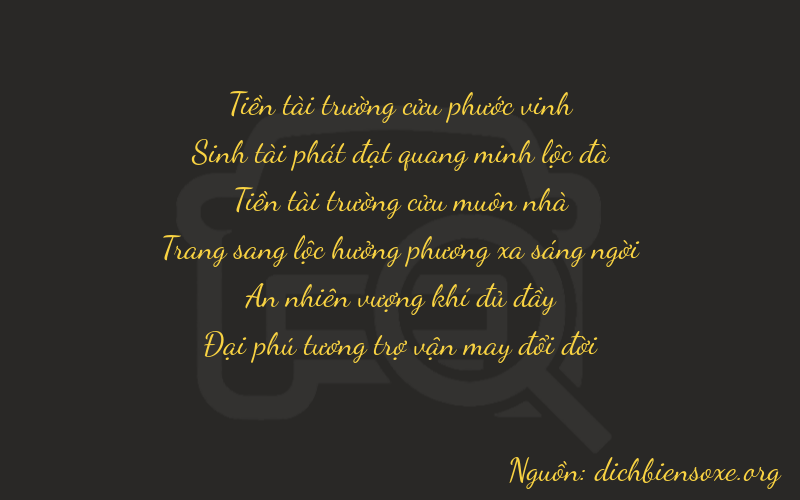 Thơ dịch biển số xe 93916