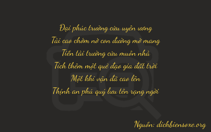 Thơ dịch biển số xe 93917