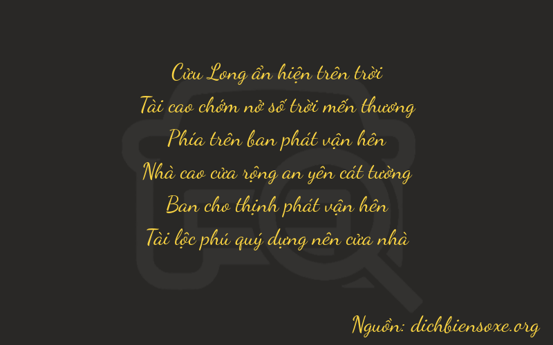 Thơ dịch biển số xe 93922