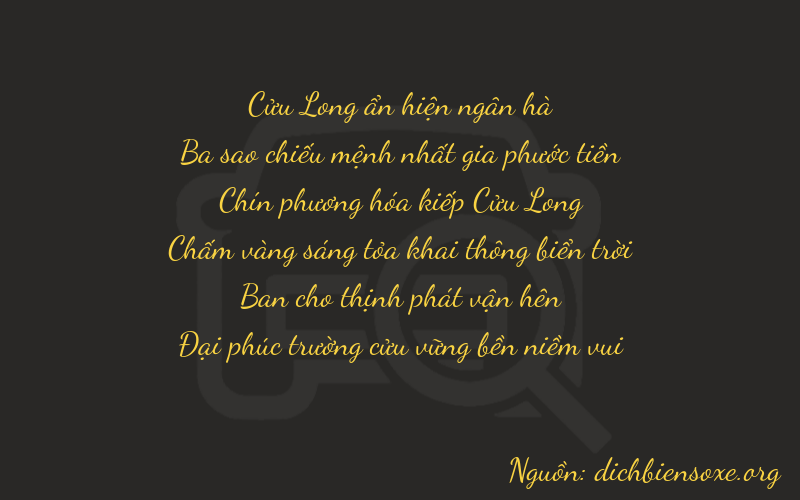 Thơ dịch biển số xe 93929