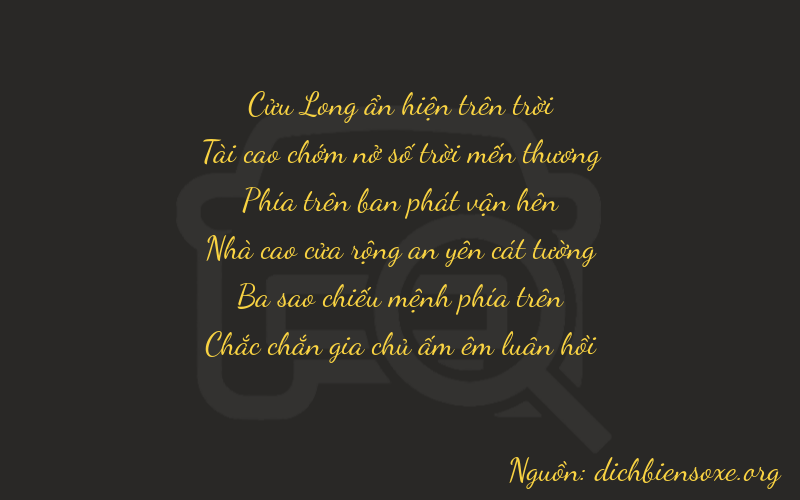 Thơ dịch biển số xe 93931