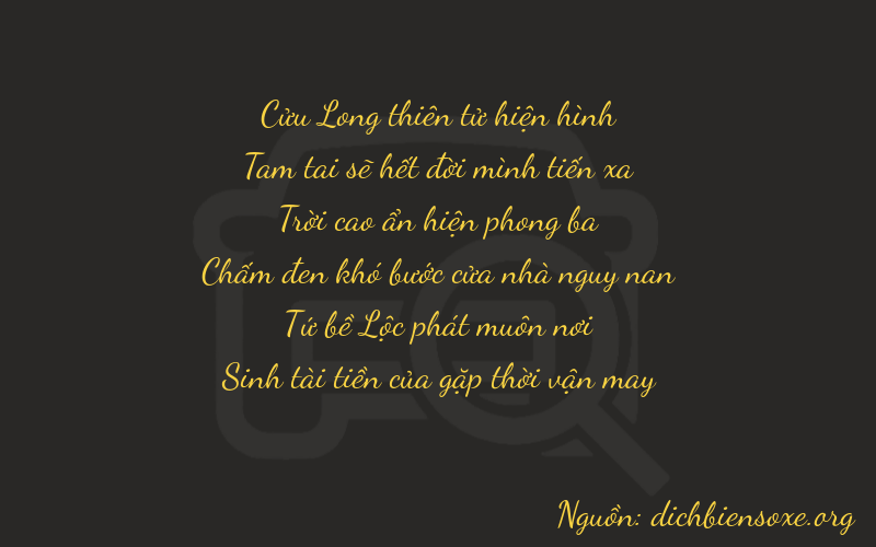 Thơ dịch biển số xe 93945