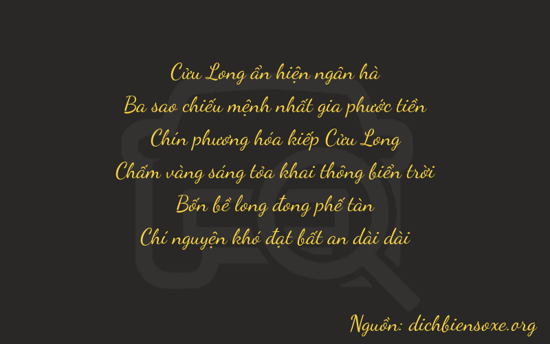 Thơ dịch biển số xe 93947