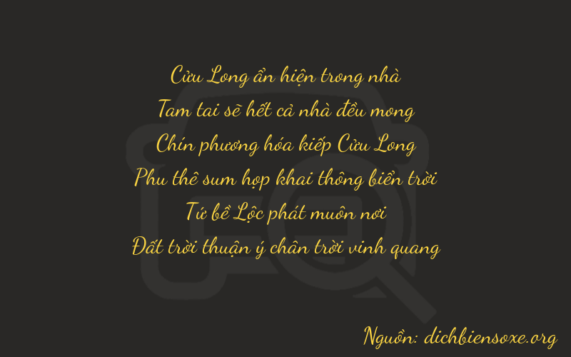 Thơ dịch biển số xe 93948