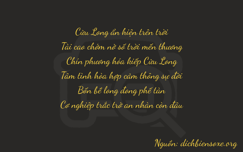 Thơ dịch biển số xe 93949