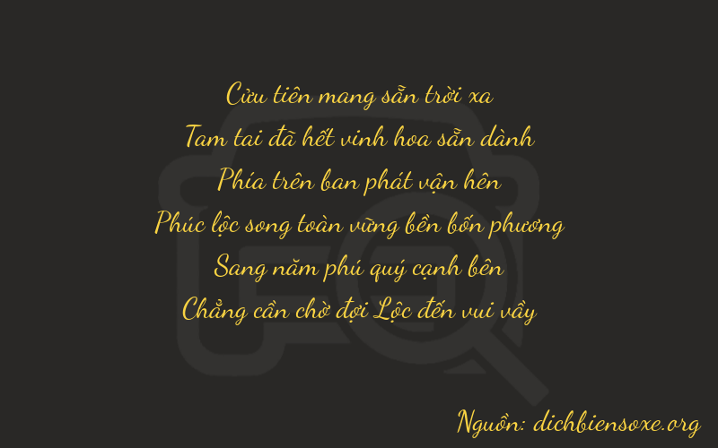 Thơ dịch biển số xe 93950