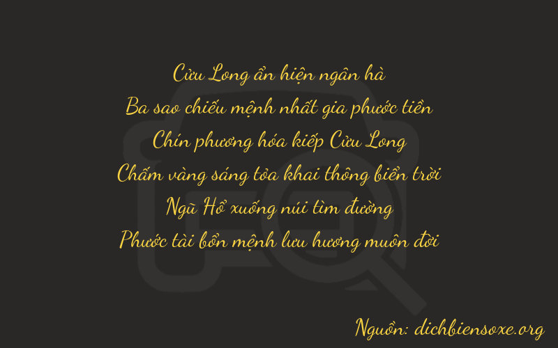 Thơ dịch biển số xe 93956