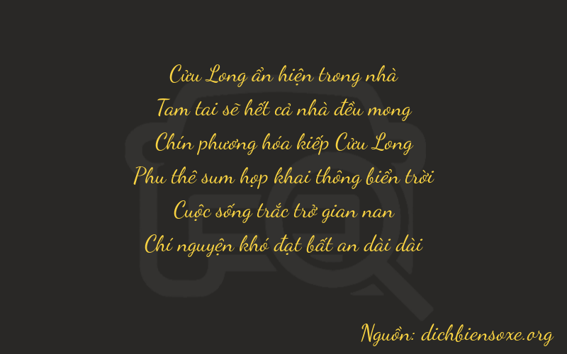Thơ dịch biển số xe 93957