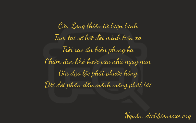 Thơ dịch biển số xe 93963