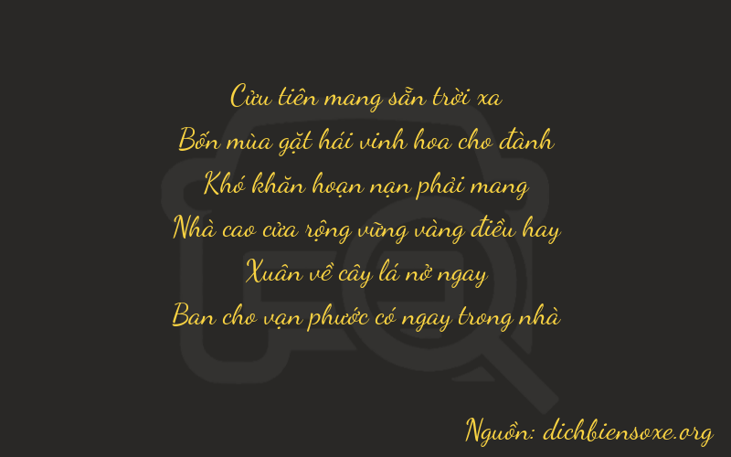 Thơ dịch biển số xe 94068