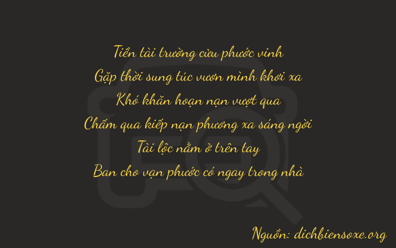 Thơ dịch biển số xe 94088