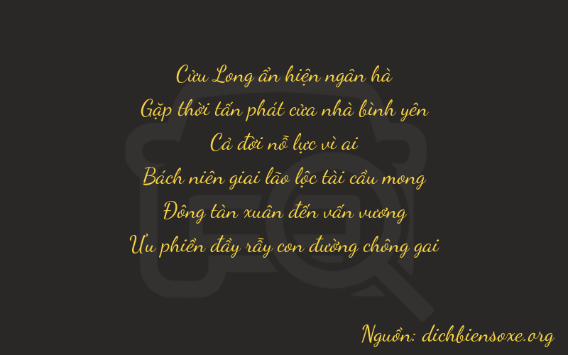 Thơ dịch biển số xe 94146