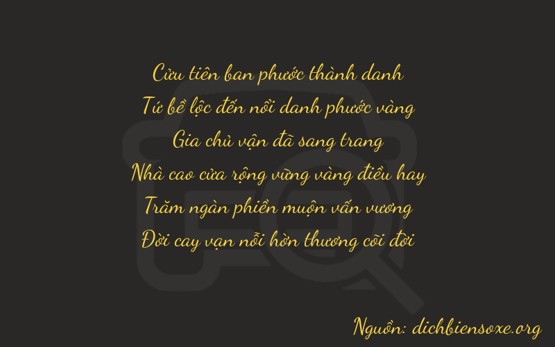 Thơ dịch biển số xe 94157