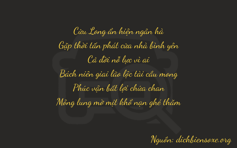 Thơ dịch biển số xe 94164
