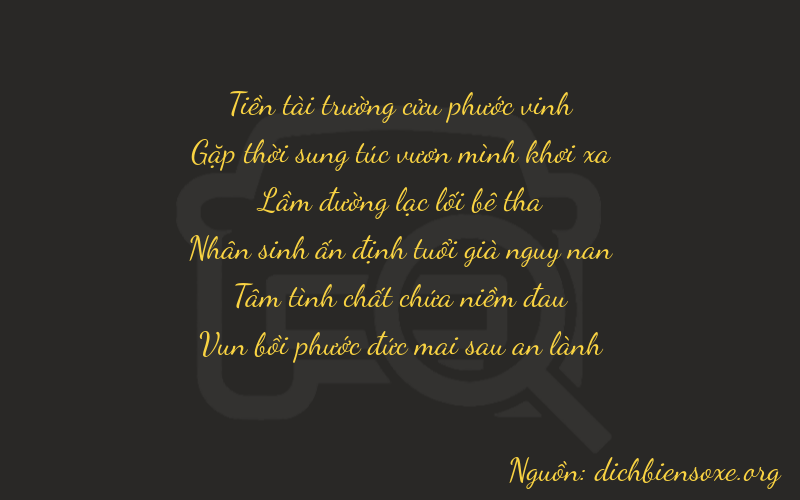 Thơ dịch biển số xe 94187