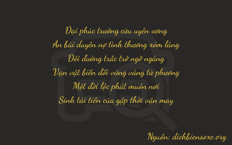 Thơ dịch biển số xe 94215