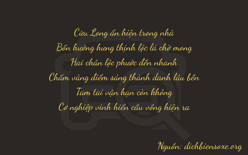 Thơ dịch biển số xe 94237