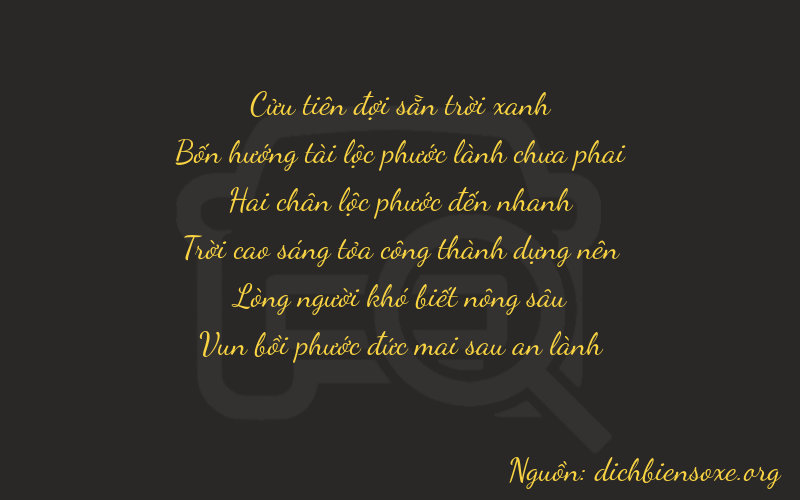 Thơ dịch biển số xe 94267