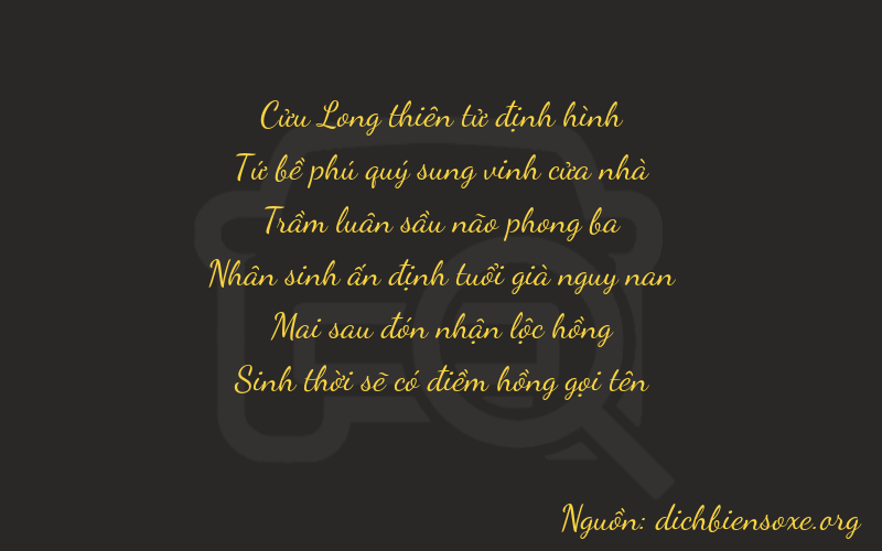 Thơ dịch biển số xe 94325