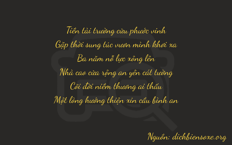 Thơ dịch biển số xe 94349