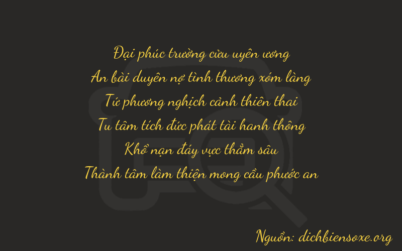 Thơ dịch biển số xe 94413