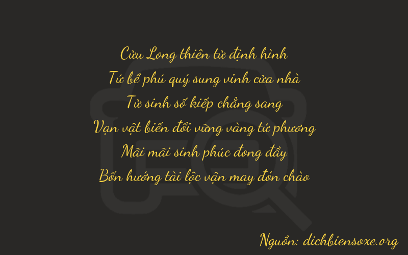 Thơ dịch biển số xe 94424