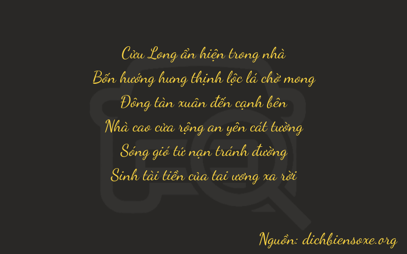 Thơ dịch biển số xe 94435