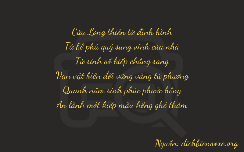 Thơ dịch biển số xe 94451