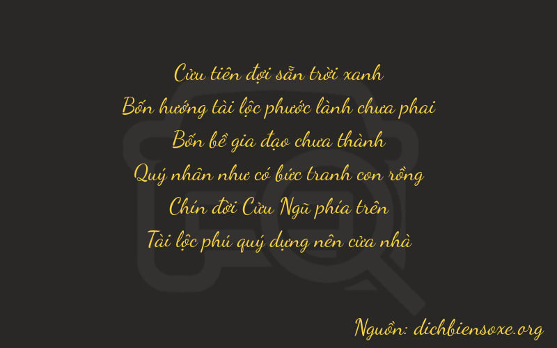 Thơ dịch biển số xe 94492