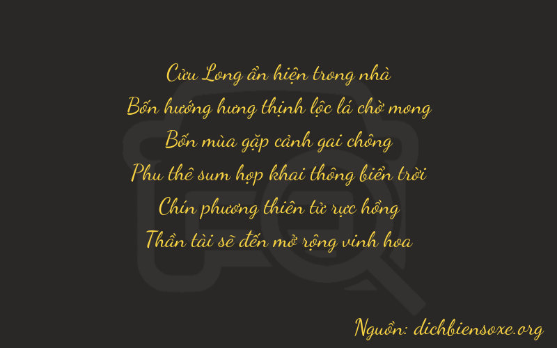 Thơ dịch biển số xe 94498