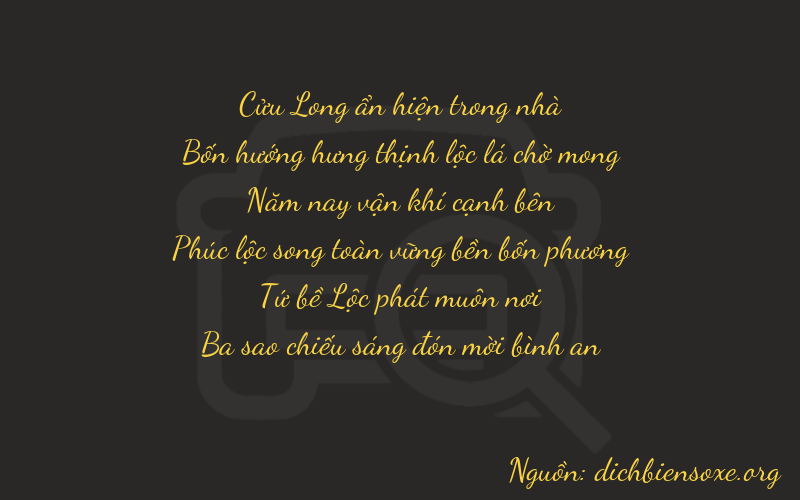 Thơ dịch biển số xe 94543