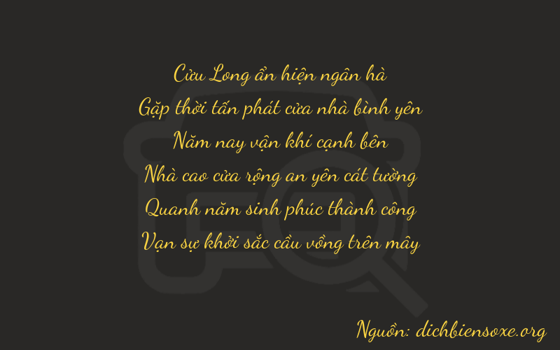 Thơ dịch biển số xe 94551