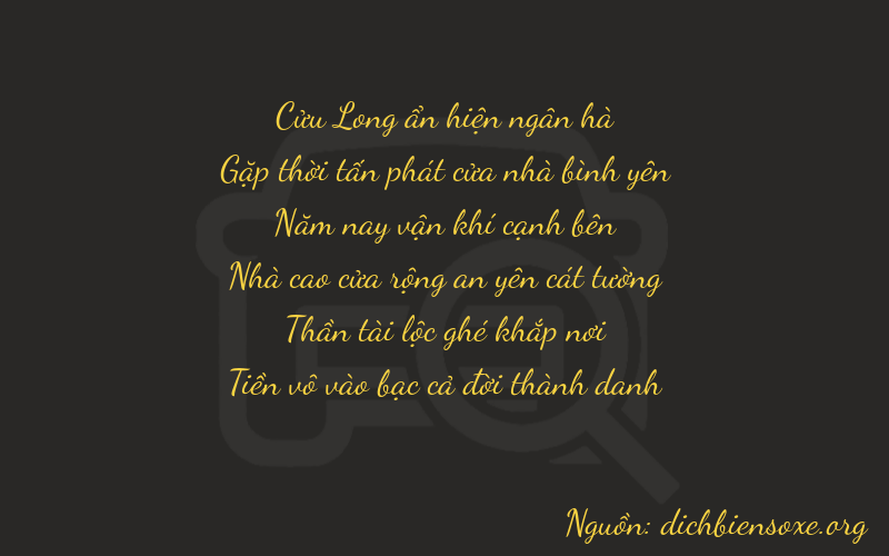 Thơ dịch biển số xe 94560