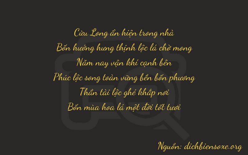 Thơ dịch biển số xe 94561