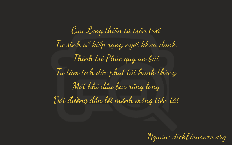 Thơ dịch biển số xe 94612