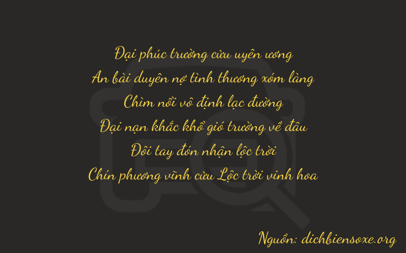 Thơ dịch biển số xe 94629