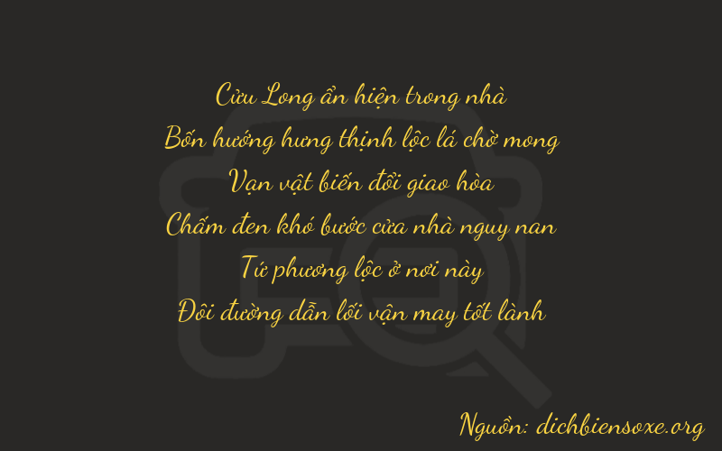 Thơ dịch biển số xe 94642
