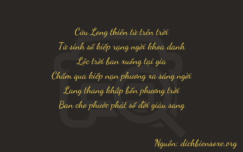 Thơ dịch biển số xe 94648