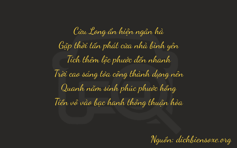 Thơ dịch biển số xe 94650