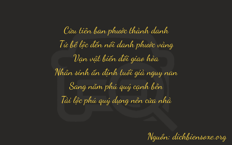 Thơ dịch biển số xe 94652