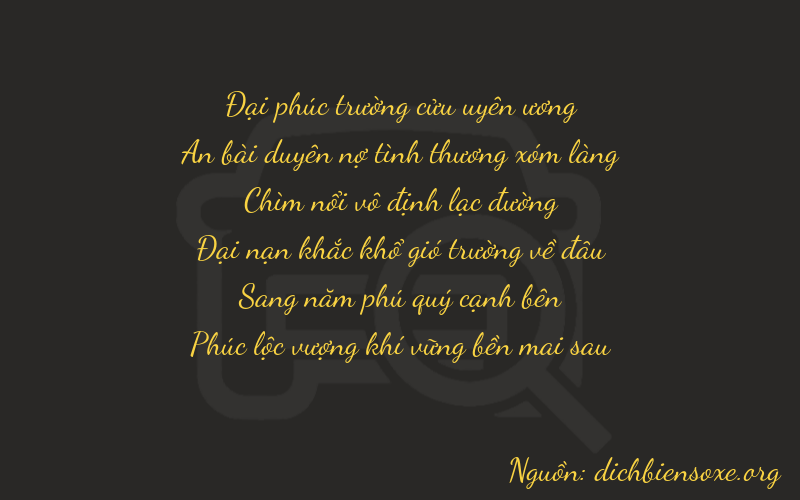 Thơ dịch biển số xe 94656