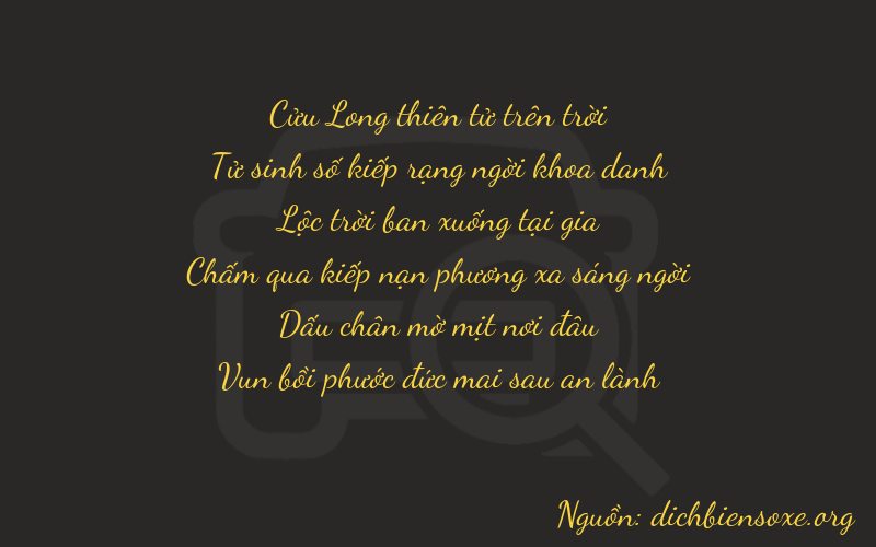 Thơ dịch biển số xe 94657