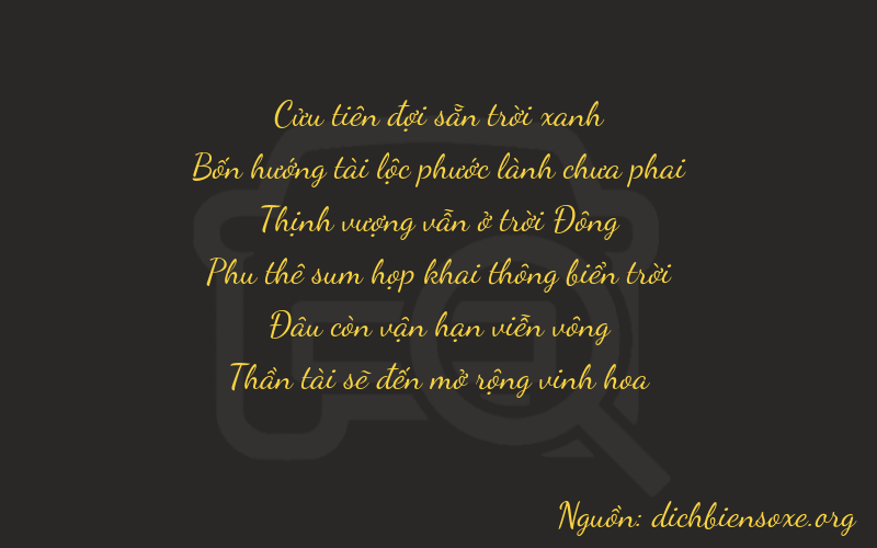 Thơ dịch biển số xe 94708