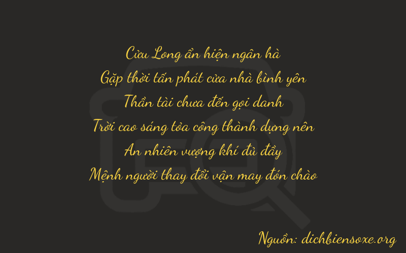 Thơ dịch biển số xe 94713