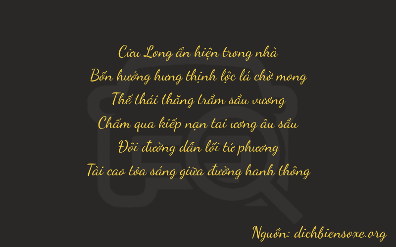 Thơ dịch biển số xe 94723